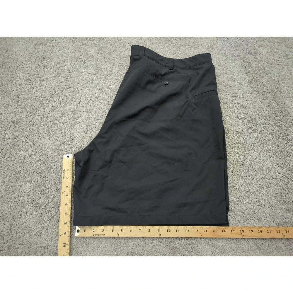 Reebok Shorts Mens 54 Black BIG Pleated Pockets Performance Golf‎ Casual